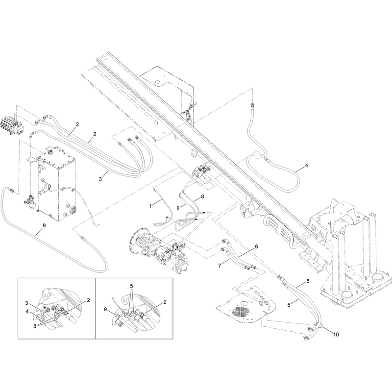 Hydraulic Pump Hose Assembly No 3