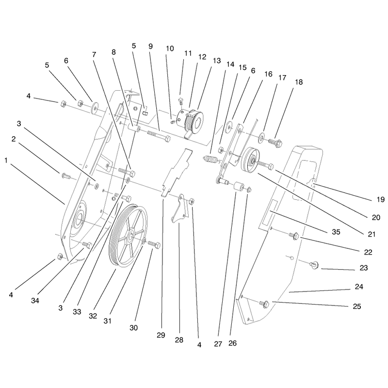 Side Plate and Idler Assembly