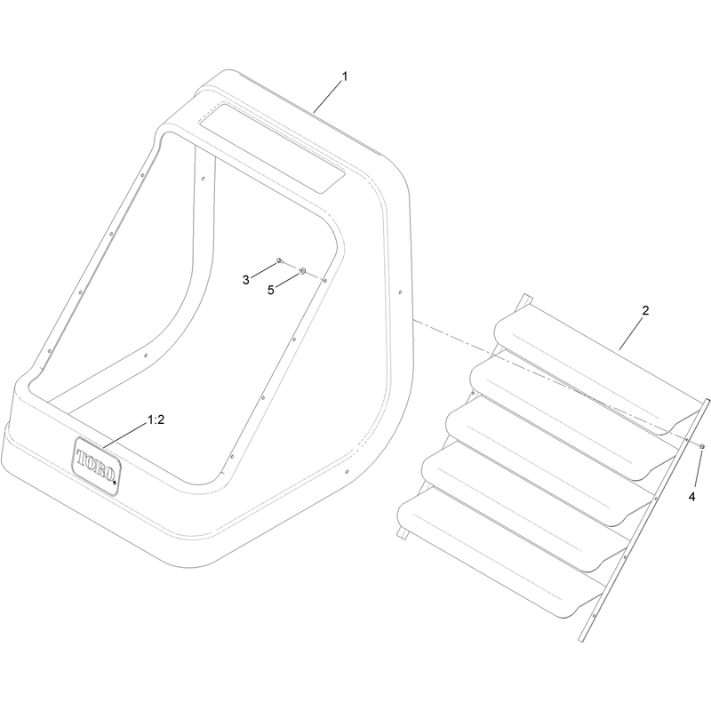 Rear Hood Assembly No AU118302