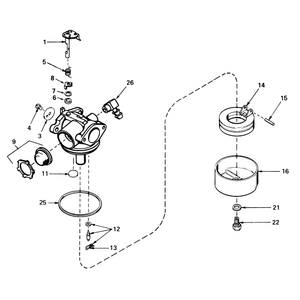 Carburetor No 632046