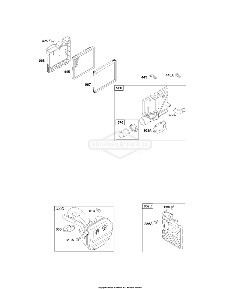 Air Cleaner, Exhaust System
