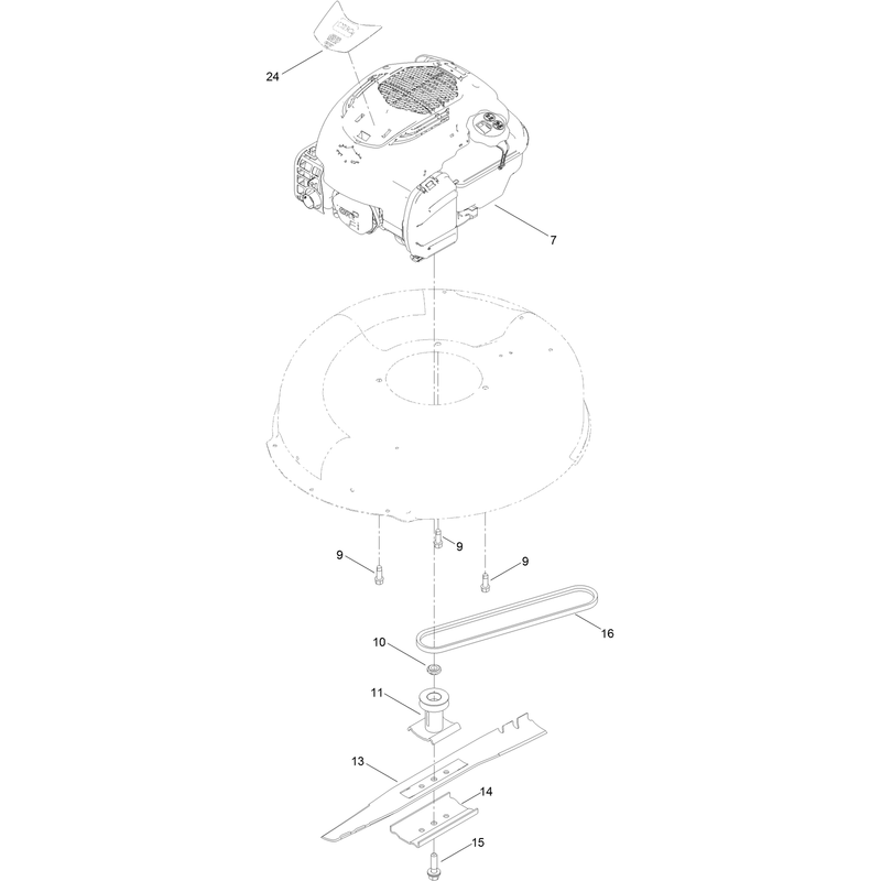 Engine and Blade Assembly
