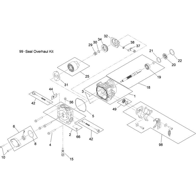 Hydraulic Pump Assembly No. 115-4481