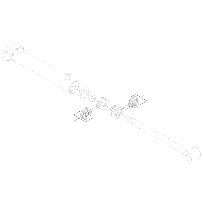 Hydraulic Cylinder Assembly No 121-1955