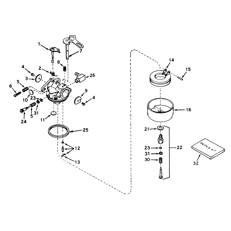 Carburetor No. 632107