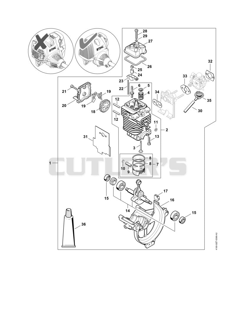 Engine Ø 40 mm ⇥ 508613634