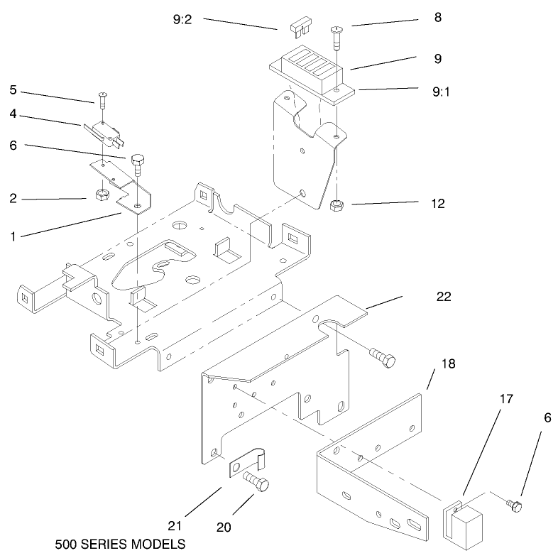 Hoodstand Electrical Housing and Wire Harness