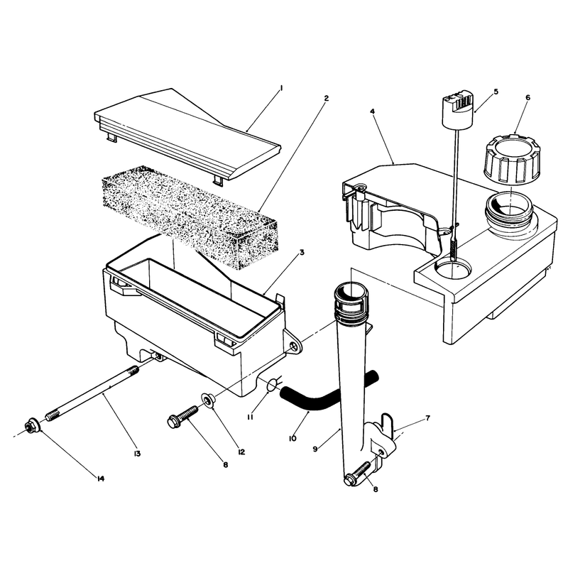 Air Cleaner & Fuel Tank Assembly