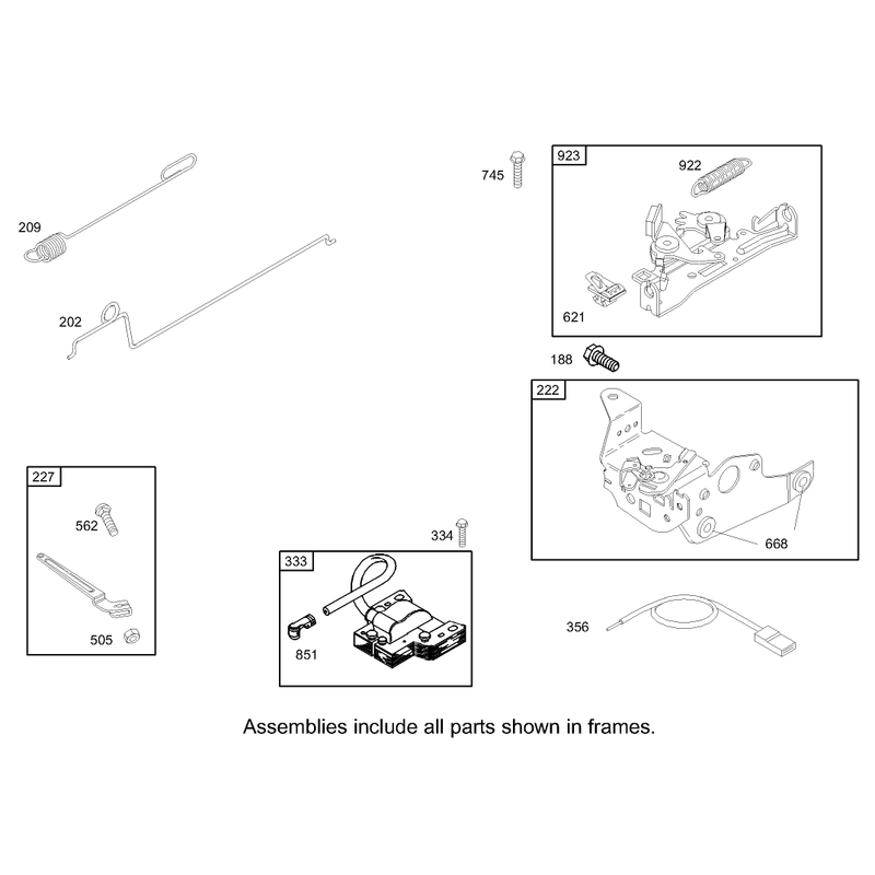 Governor Assembly Briggs and Stratton Model 12H802-1720-B1