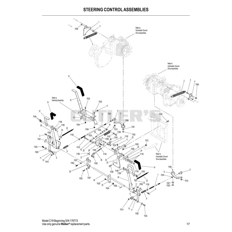Steering Control Assemblies