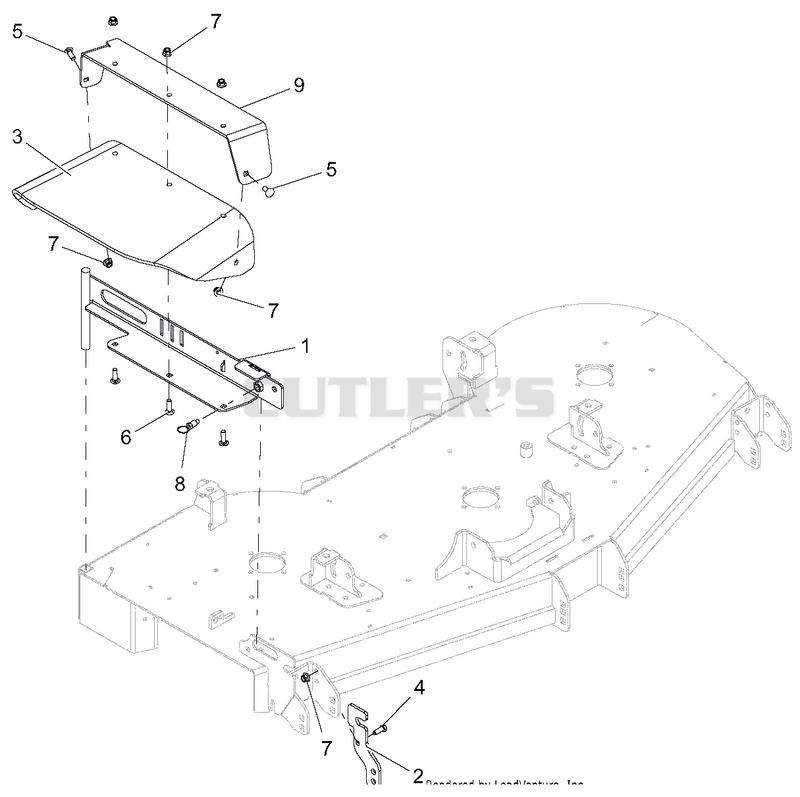 Deck - Discharge Chute