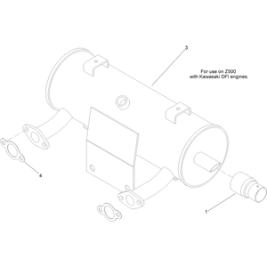 Muffler and Spark Arrester Kit No 105-1678