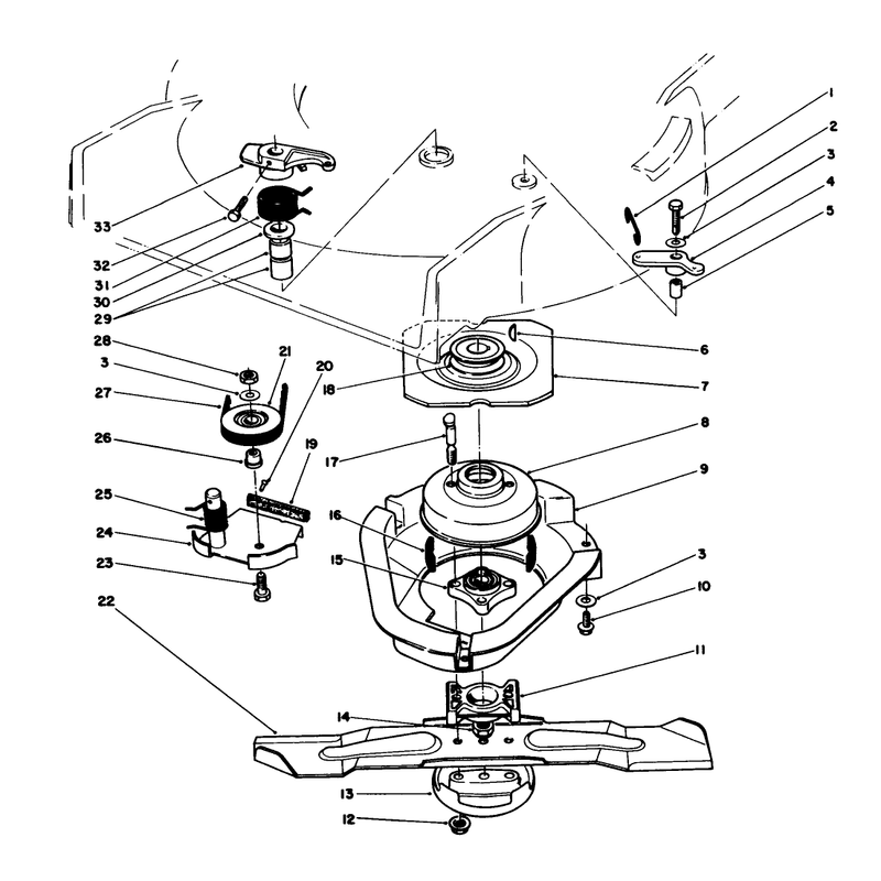 Blade Brake Clutch Assembly