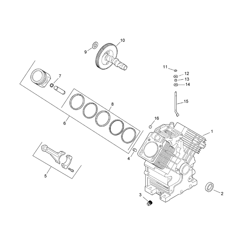 Crankcase Assembly Kohler CH745-0007