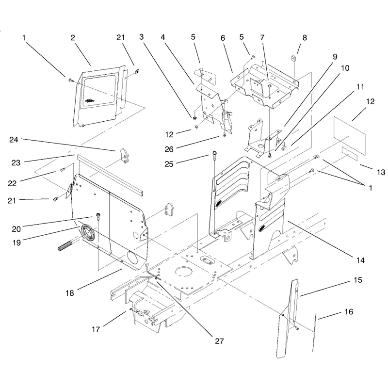 Hoodstand and Firewall Assembly