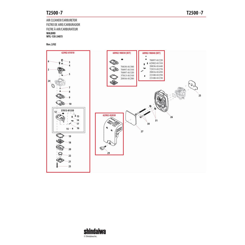 AIR CLEANER/CARBURETOR
