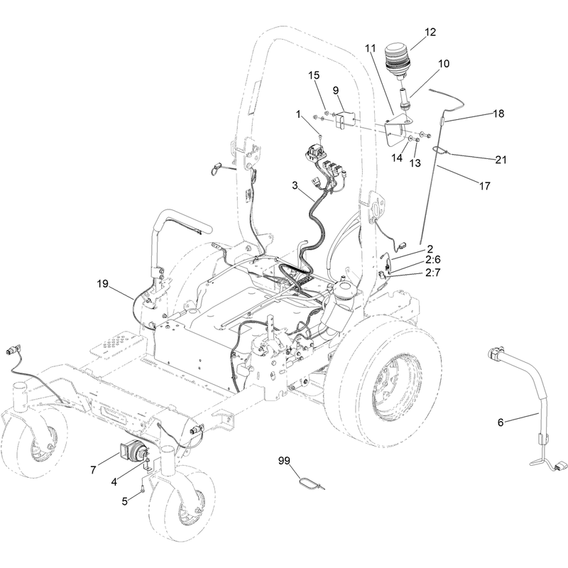 Electrical Horn and Warning Light Assembly