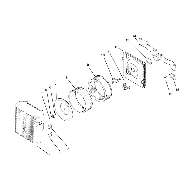 Air Intakefiltration Kohler Engine Cv16s-Ps61514