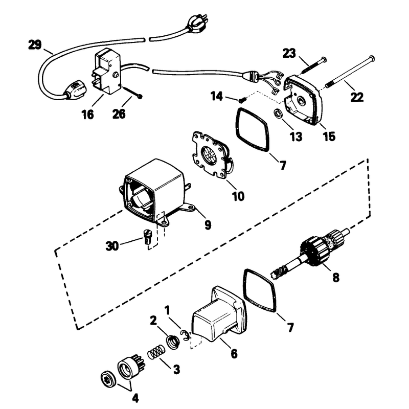 Electric Starter Motor Kit No. 23-3790