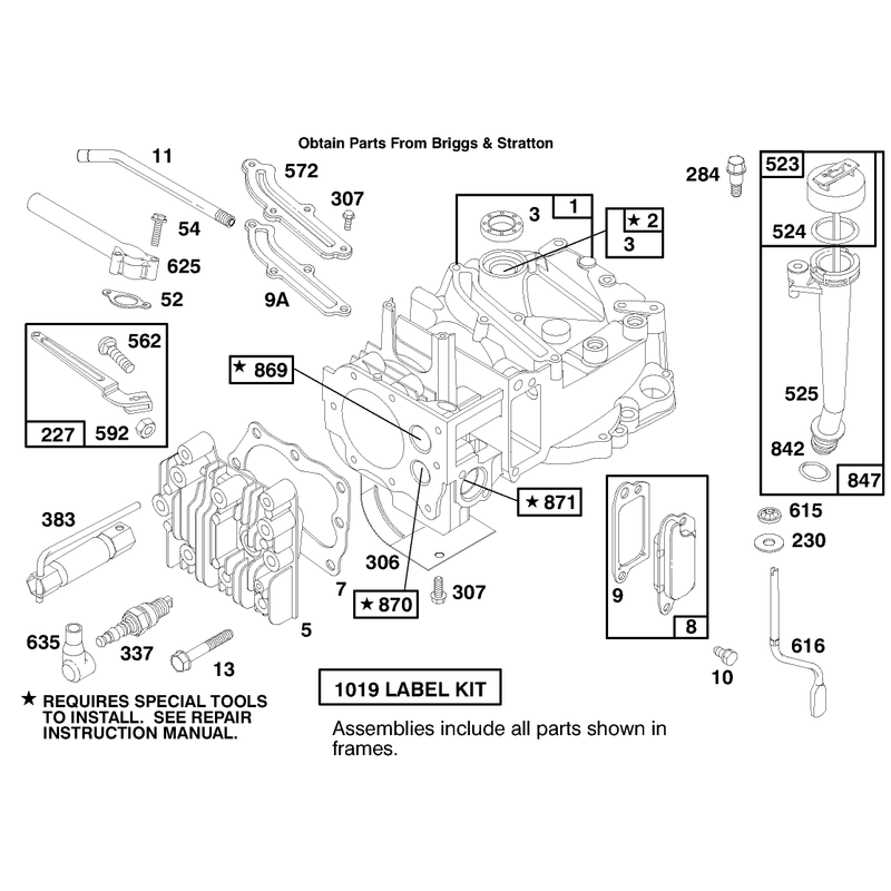 Engine Briggs and Stratton Model 12f802-0667-01