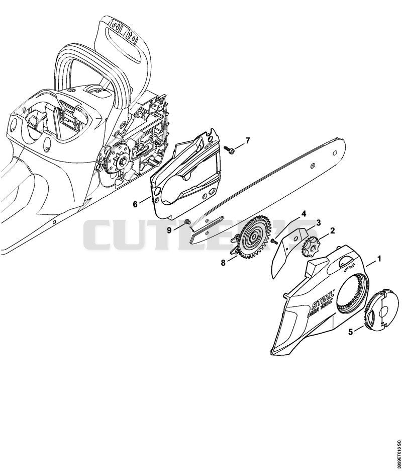 Chain sprocket cover