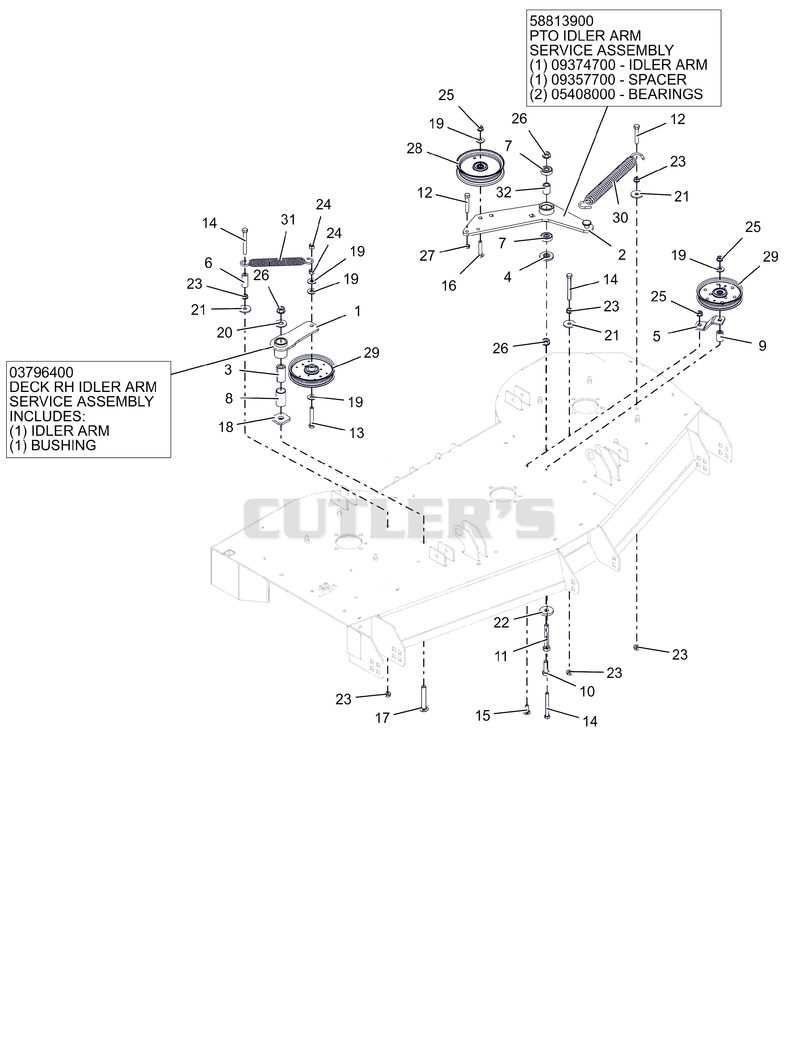 Idlers and Sheaves – 60"