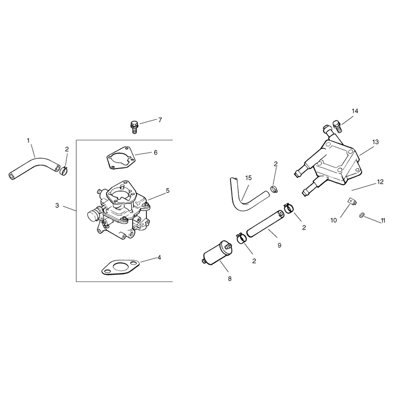 Fuel System Assembly Kohler Engine CH20QS-64678