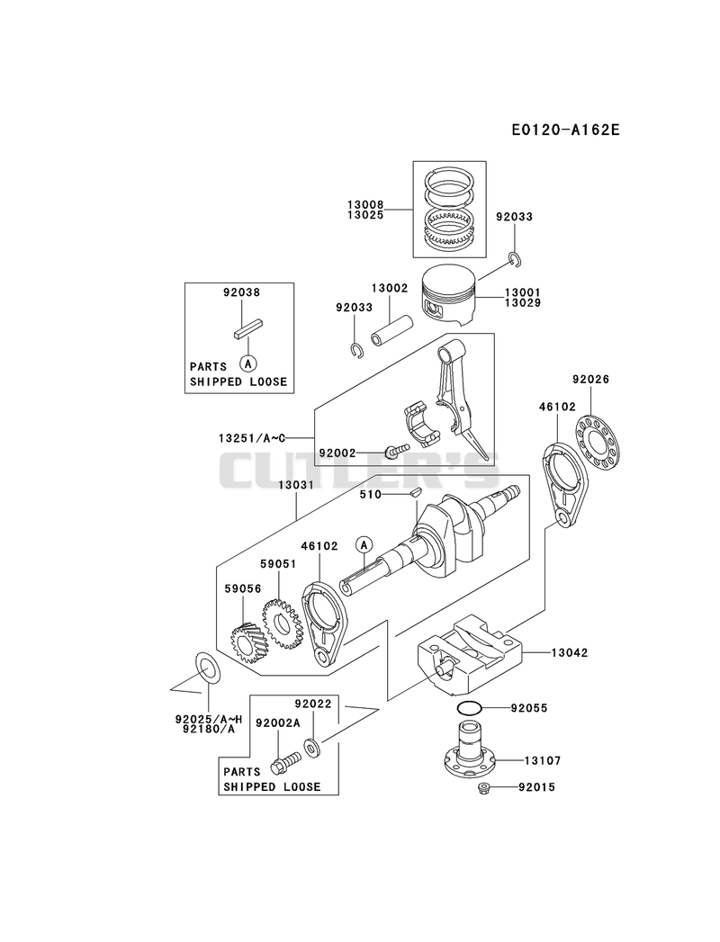 PISTON/CRANKSHAFT