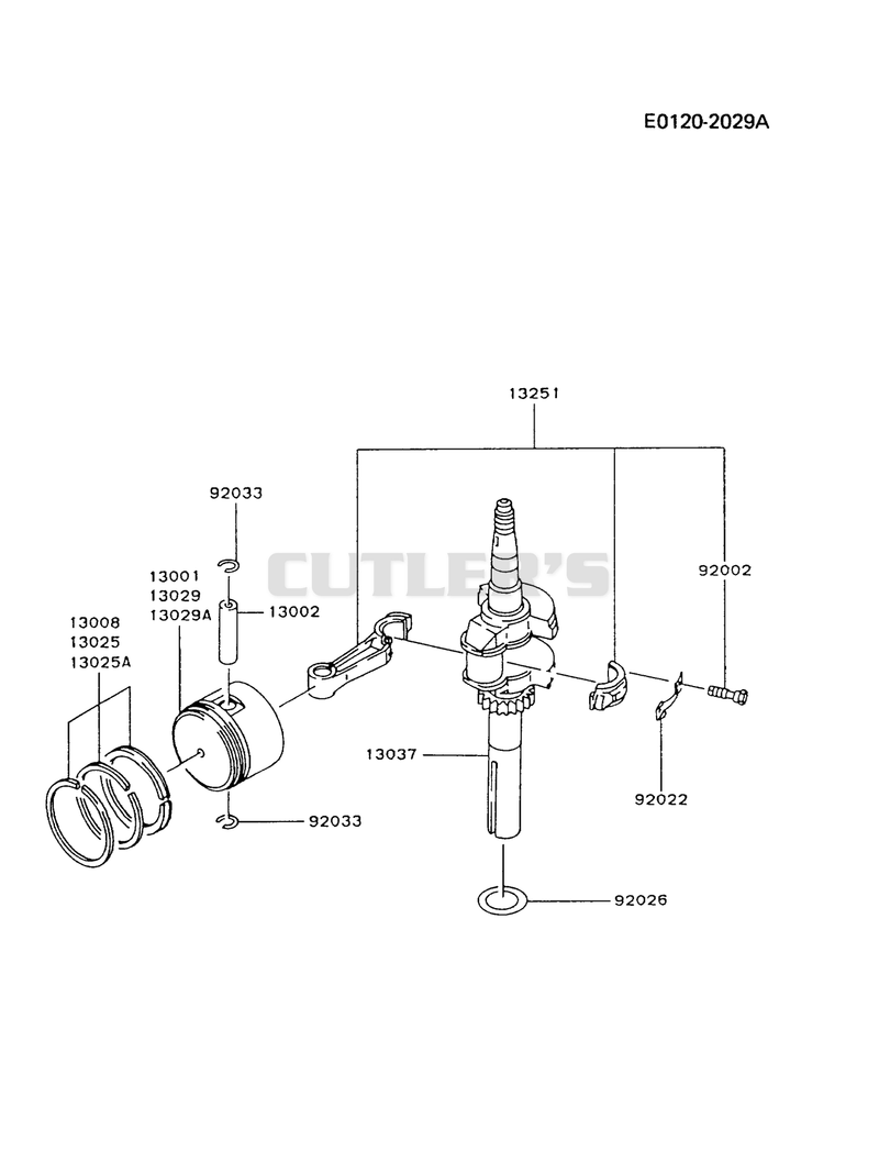 PISTON/CRANKSHAFT