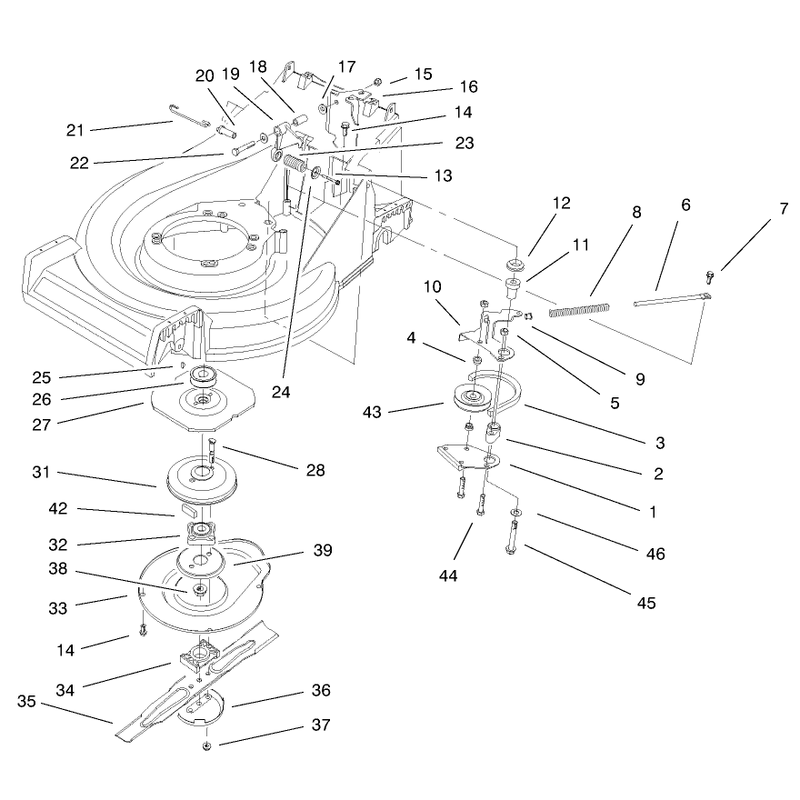 Blade Brake Clutch Assembly