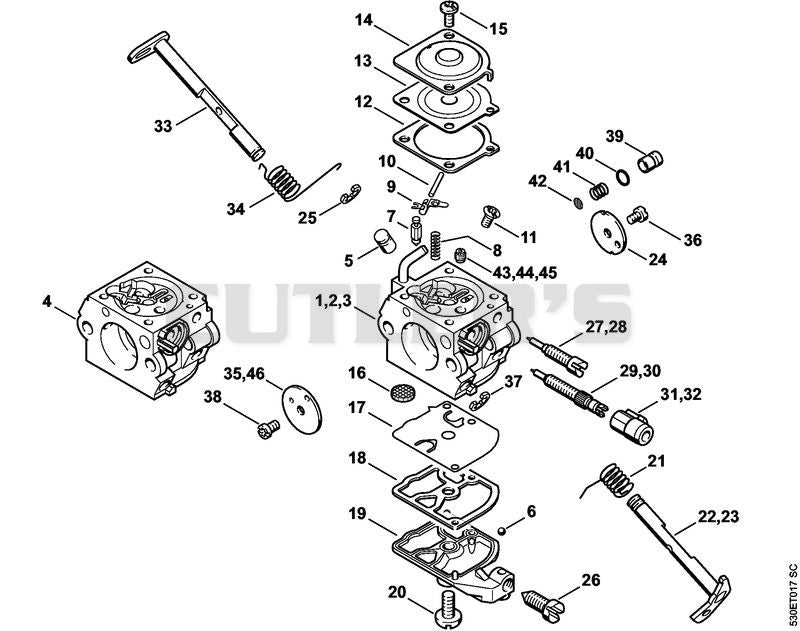 Carburetor C1Q­S89, -S90, -S102, -S106