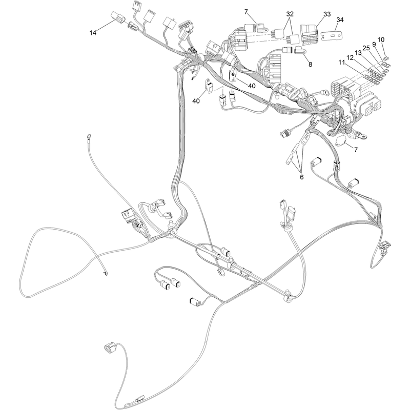 Wire Harness Assembly No 133-6871
