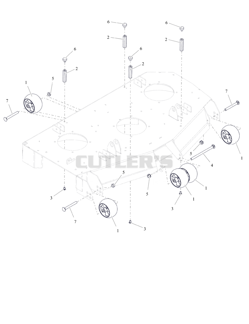Anti-Scalp Wheels - 48" - SD