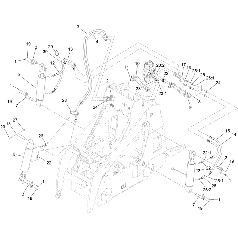 Hydraulic Loader Cylinder Assembly