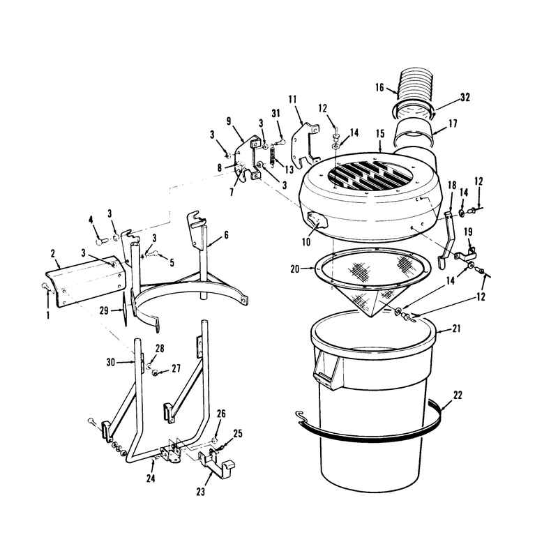 Canister and Frame Assembly