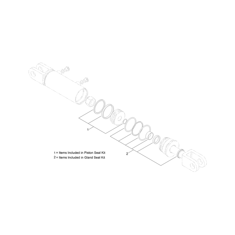 Hydraulic Cylinder Assembly No. AU125681