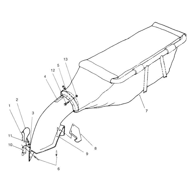 Chute and Bag Assembly
