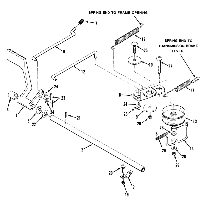 Brake & Idler Assembly (212-5)