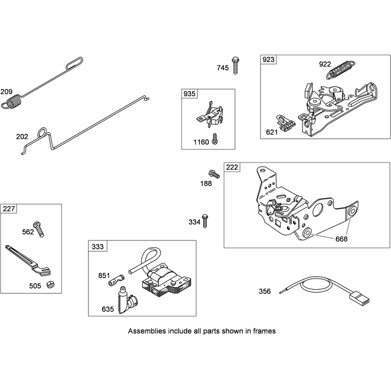 Governor Assembly Briggs and Stratton 126T07-0238-B1