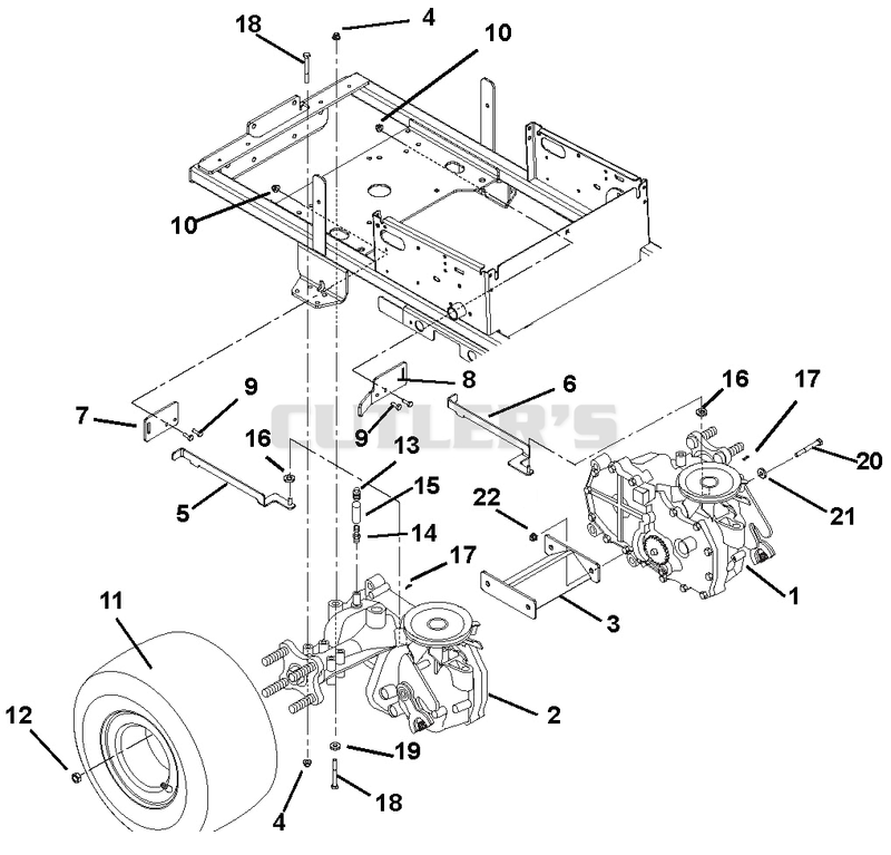 Transaxle, Dump Valves And Rear Wheels