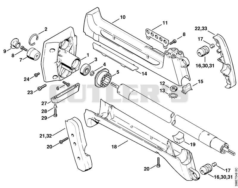 Clutch housing, AV system