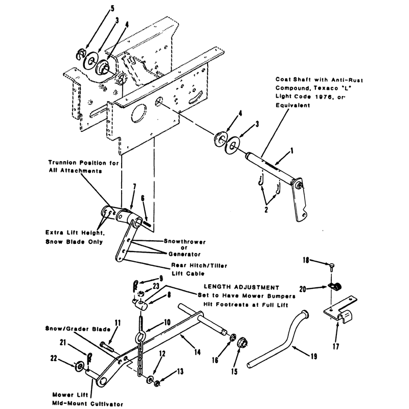 Hydrostatic Lift Linkage
