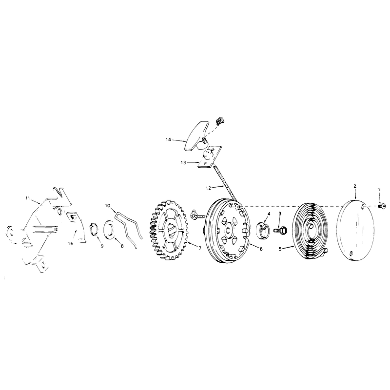 Rewind Starter No 590450a