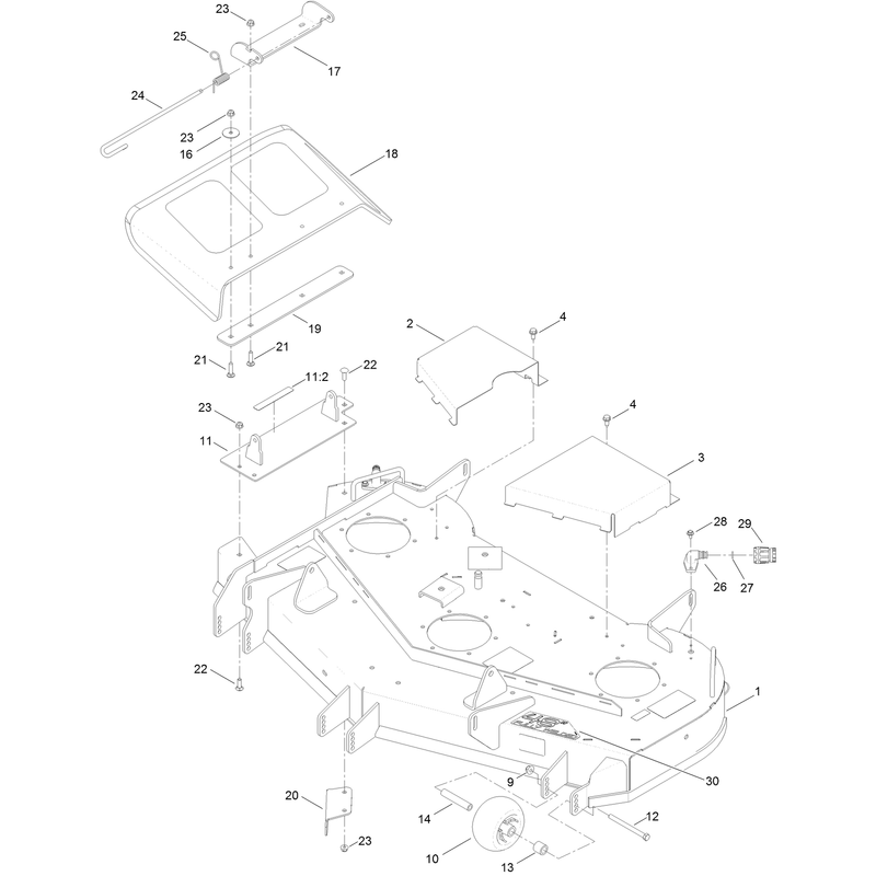 48 Inch Deck Assembly