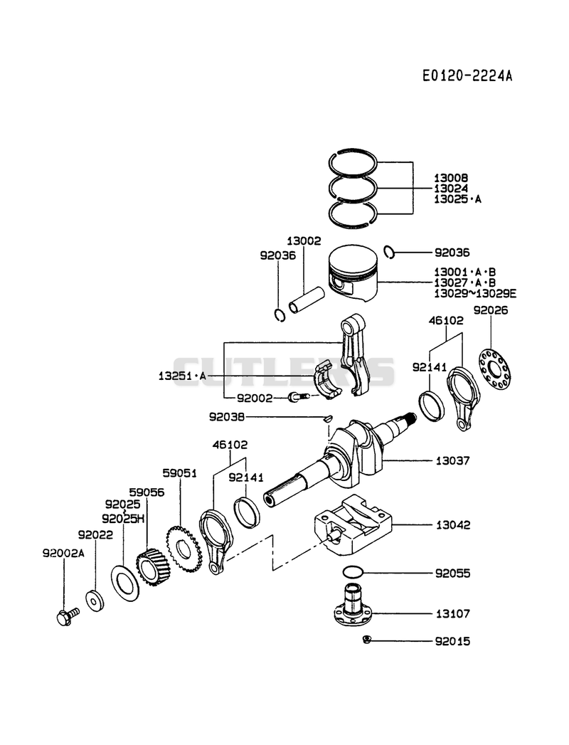 PISTON/CRANKSHAFT