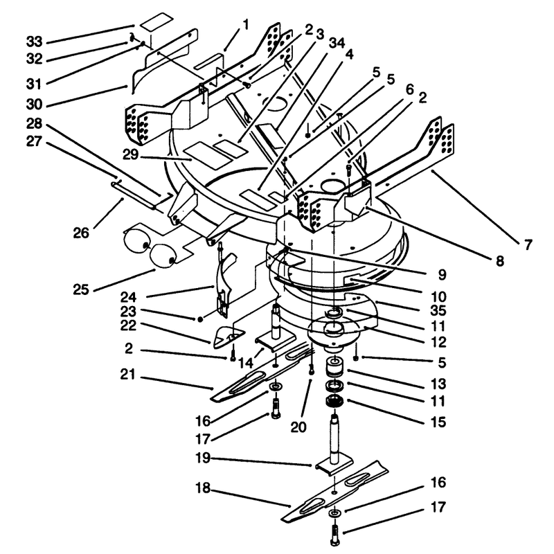 Deck & Spindle Assembly