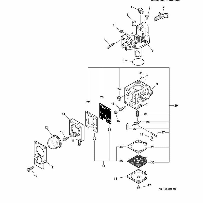 Carburetor -- RB-K106
