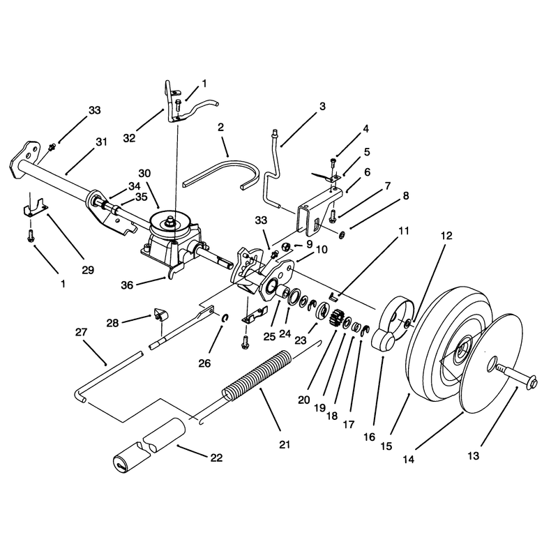 Rear Axle Assembly