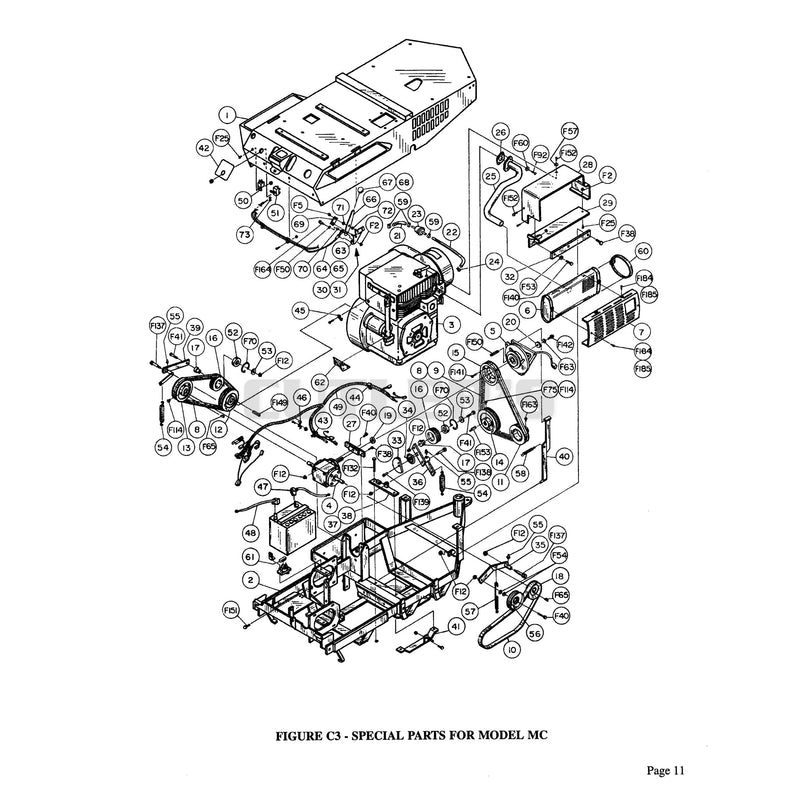 Special Parts for Model MC