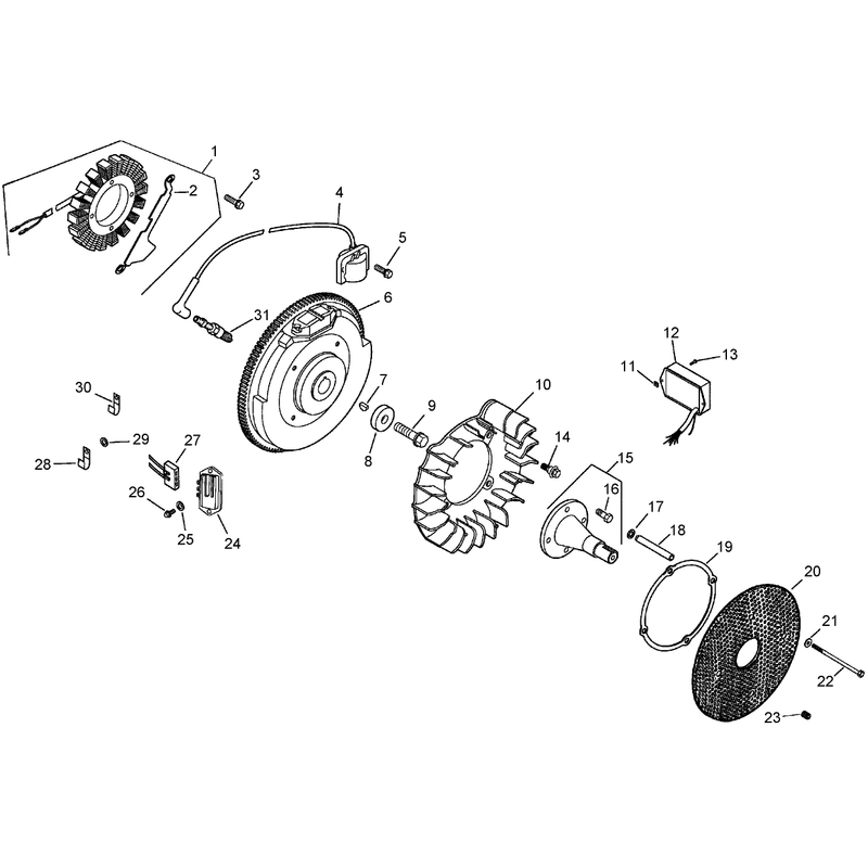 Ignition and Electrical Assembly Kohler CH750-0010